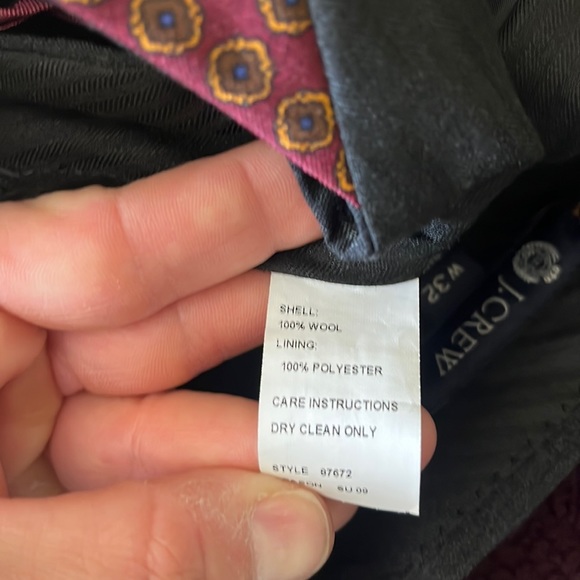 J.CREW Legacy 3 Piece Suit Pinstripes Charcoal Wool 40S - Picture 15 of 16